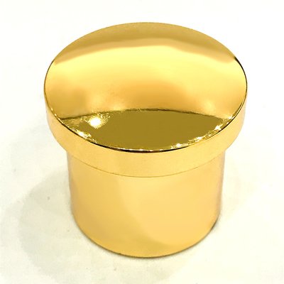古典的な金色のZamakのアルミニウム香水瓶の帽子