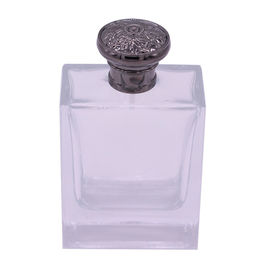 設計パターン亜鉛合金の香水瓶は取り替えの香水スプレーの上をおおいます
