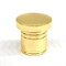 古典的な亜鉛合金の金張りシリンダーは金属Zamacを香水瓶の帽子を形づける