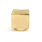 創造的な亜鉛合金の金の立方体は金属Zamacを香水瓶の帽子を形づける