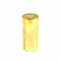 古典的な亜鉛合金の金の長いシリンダーは金属Zamacを香水瓶の帽子を形づける