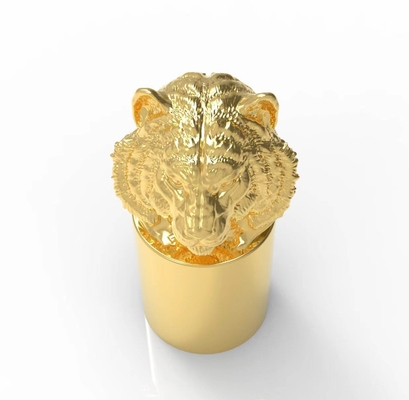 ライオンのヘッド香水瓶の帽子のEco友好的な亜鉛合金の高い美学