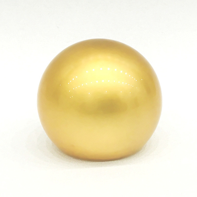 金属の古典的なマットの金色の球はZamacの香水瓶の帽子を終えた