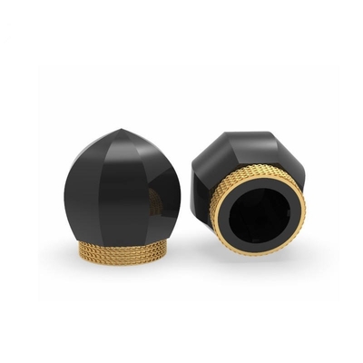 購入 さまざまなブランドを使用して貴族そして優雅で軽い金のZamakの香水の帽子 online manufacture
