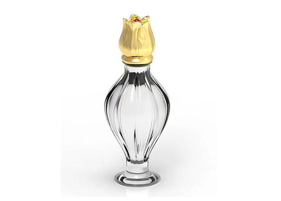 購入 Fea 15Mmの創造的な花のZamacの金属の香水瓶は贅沢な自在継手をおおう online manufacture