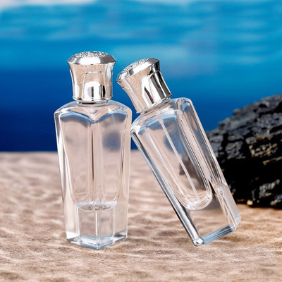 購入 50ml 15バヨネット香水瓶 厚底 菱形 小四角底 外蓋彫り 化粧品サブボット online manufacture