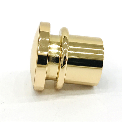 購入 古典的で軽い金色のZamakのアルミニウム香水瓶の帽子 online manufacture