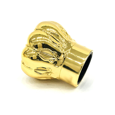 購入 注文の贅沢な金色のZamakのアルミニウム香水瓶の帽子 online manufacture