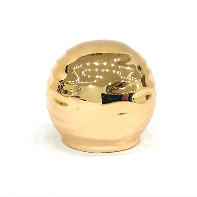 購入 古典的な亜鉛合金の金の球は金属Zamacを香水瓶の帽子を形づける online manufacture