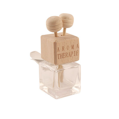 購入 木の帽子が付いている車の空気調節車の空気出口クランプ正方形ガラス オンライン製造