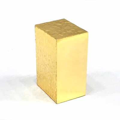 購入 長方形の形の金色Zamakは香水瓶の帽子を online manufacture