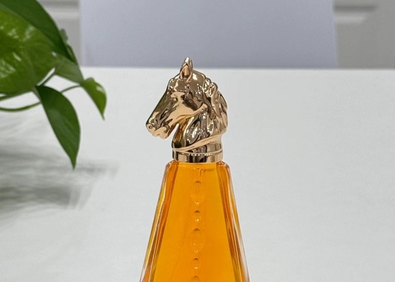 購入 金属の馬形のザマック香水キャップ 亜鉛合金ガラス香水ボトルキャップ online manufacture
