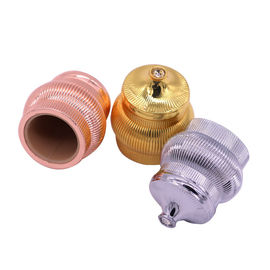 購入 びんの口旧式な香水瓶のための24mm * 36mmのダイヤモンドのZamacの香水の帽子 online manufacture