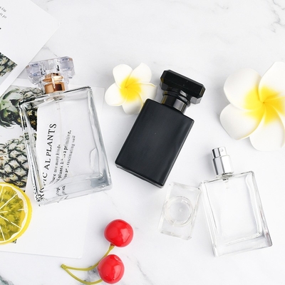 購入 EのタバコEの液体のための1oz香水のガラス ビンの正方形100ml online manufacture