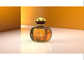 透明な球様式の銀の金の香水瓶のふたの金属のZamacの絶妙なブランド