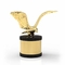 金のワシの金属の香水瓶Zamacは贅沢で創造的で普遍的なFea 15Mmをおおう