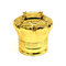 王冠のタイプ金色のZamakのアルミニウム香水瓶の帽子