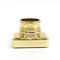 古典的な亜鉛合金の金の長方形は金属Zamacを香水瓶の帽子を形づける