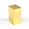 長方形の形の金色Zamakは香水瓶の帽子を