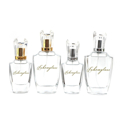 製造業者の卸し売り普及したスプレーのびん30ML50mlの化粧品は包装のびんの透明なガラス香水瓶を代わりをする