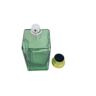 100ml zamacの帽子のガラス ビン、銃剣、スプレー、空のびん、化粧品の包装が付いている創造的な香水瓶