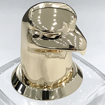 滑らかなザマック香水キャップ 42*31*41mm 瓶キャップのための長持ちの仕上げ