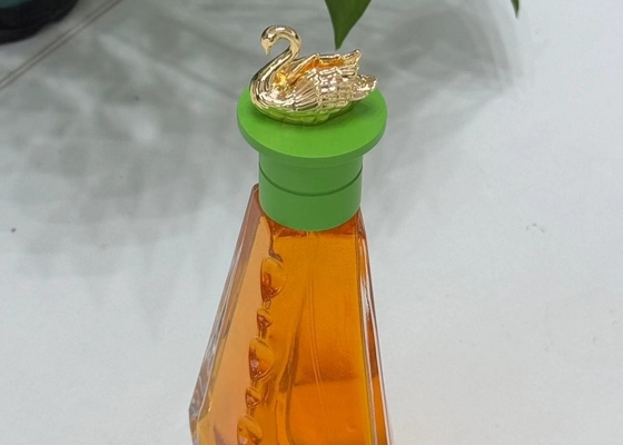 色とりどりのスワン形 ザマック香水キャップ 高級金属香水ボトルトップ