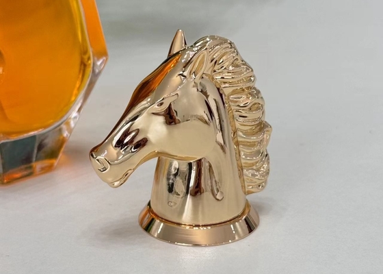 ザマック 馬形金属香水キャップ 高級亜鉛合金付き香水キャップ