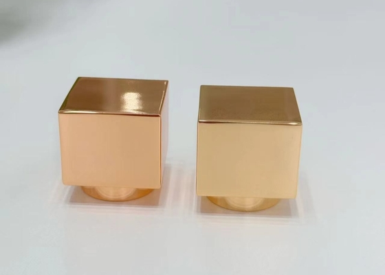 高品質の亜鉛合金とプレミアムザマック方形金属香水キャップ蓋