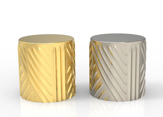 Luxury custom zinc alloy perfume cap Round perfume cap