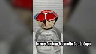 高級カスタム亜鉛合金化粧品ボトルキャップ卸売
