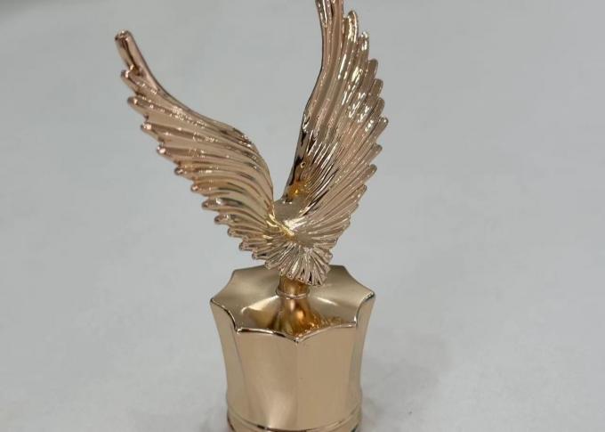 精巧な鷹形 香水キャップ 香水ボトル蓋 金銀